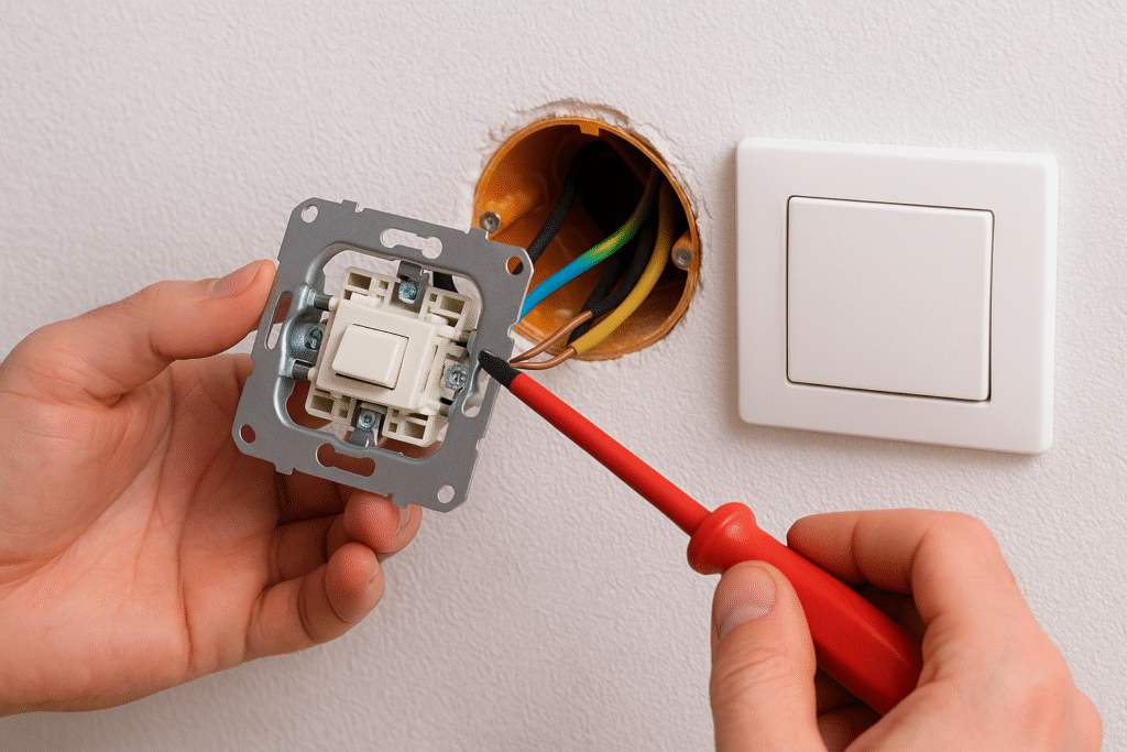 Lichtschalter Reparatur