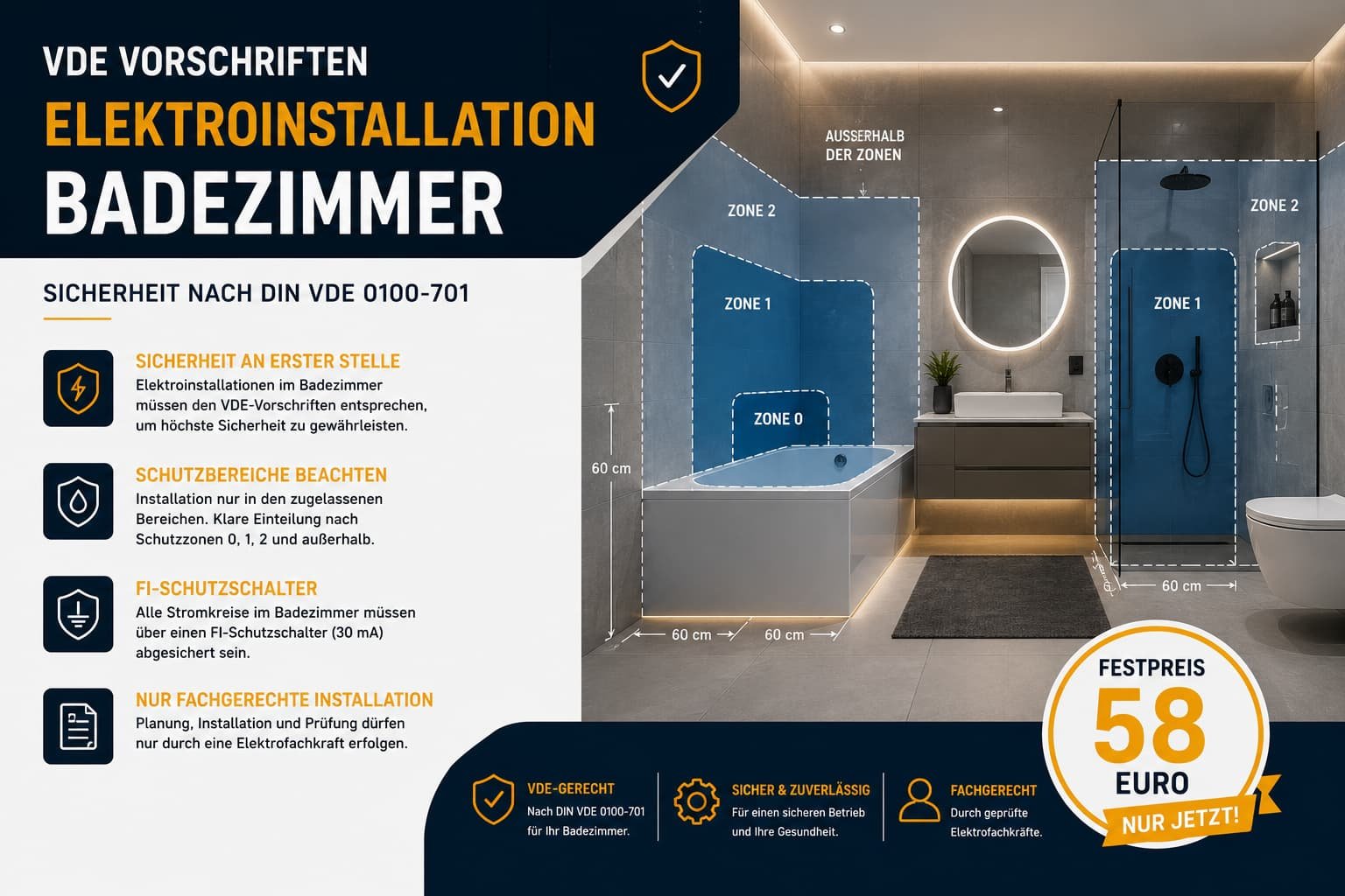 vde vorschriften elektroinstallation badezimmer