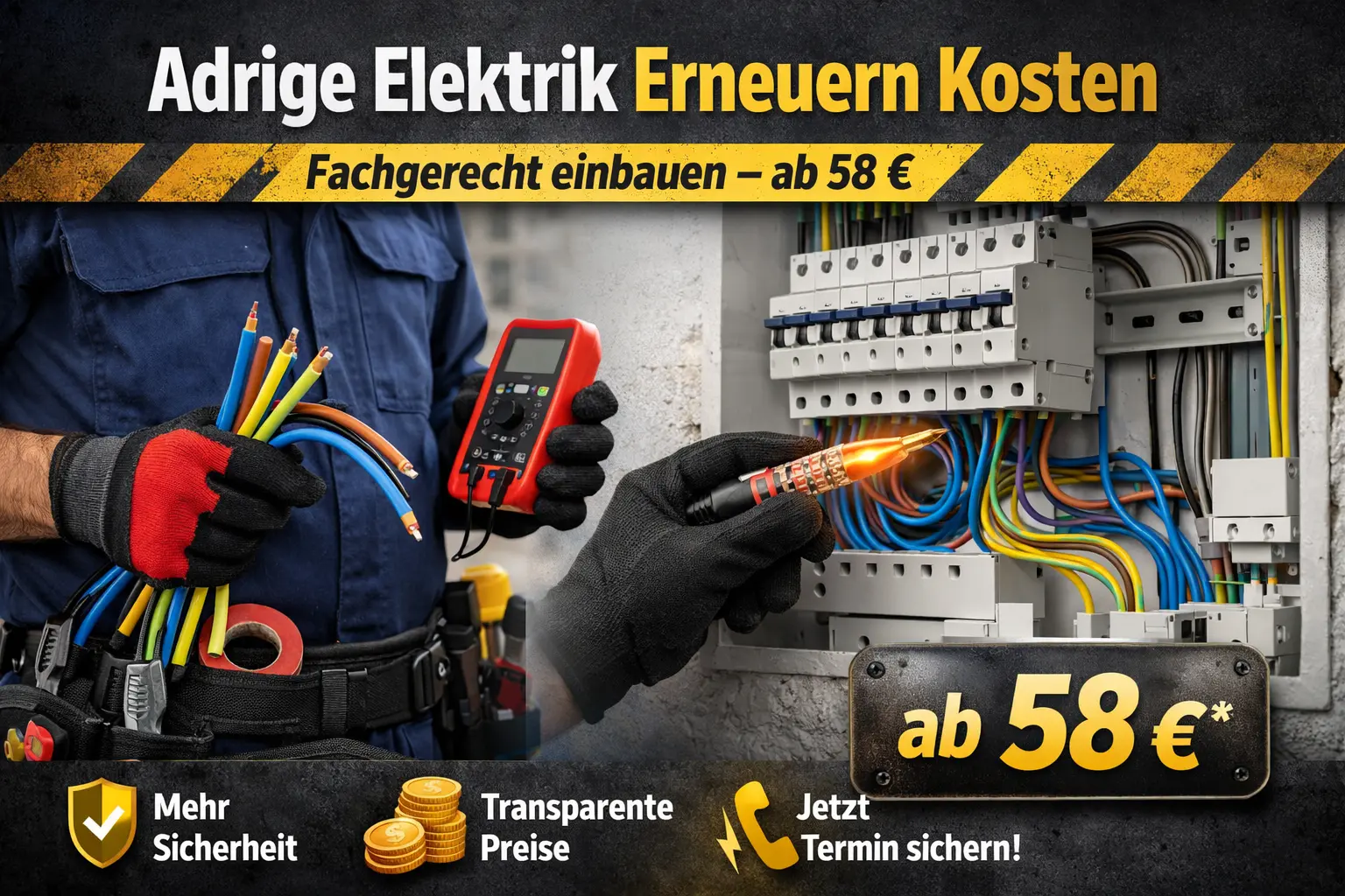 adrige elektrik erneuern kosten