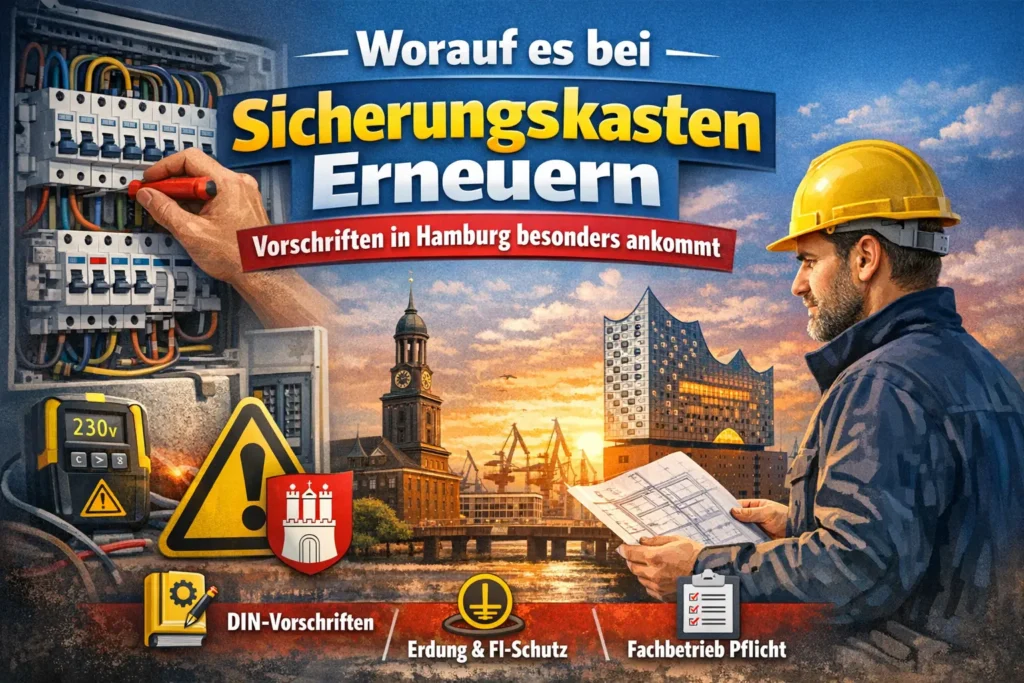 Worauf es bei sicherungskasten erneuern vorschriften in Hamburg besonders ankommt