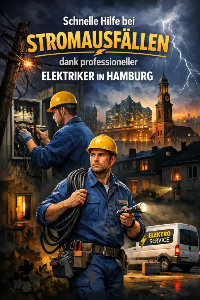 Schnelle Hilfe bei Stromausfällen dank professioneller Elektriker in Hamburg