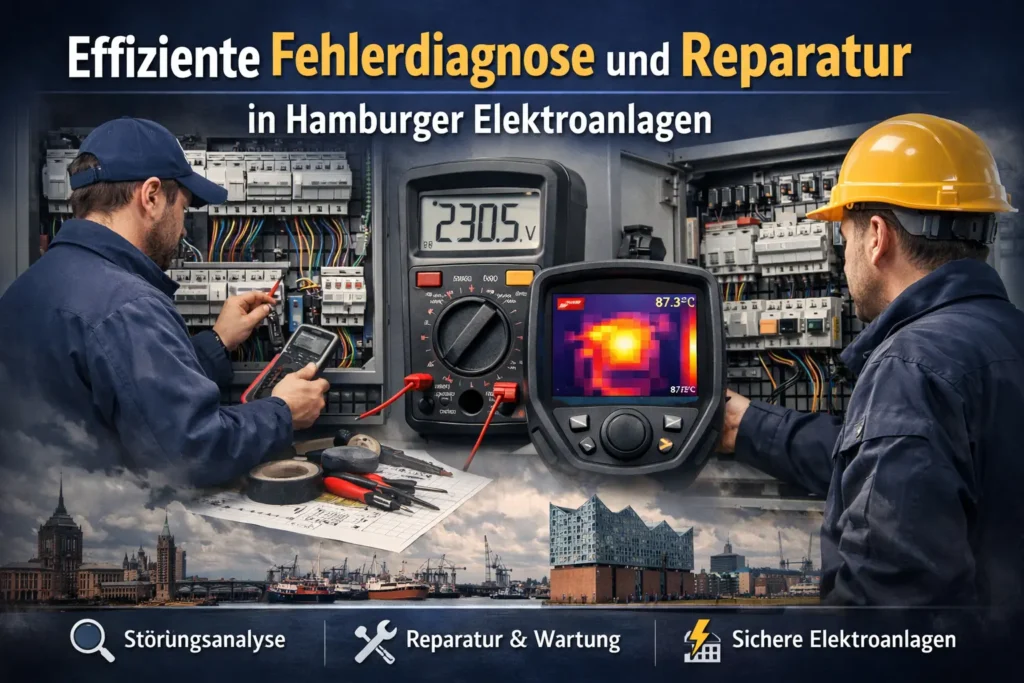 Effiziente Fehlerdiagnose und Reparatur in Hamburger Elektroanlagen