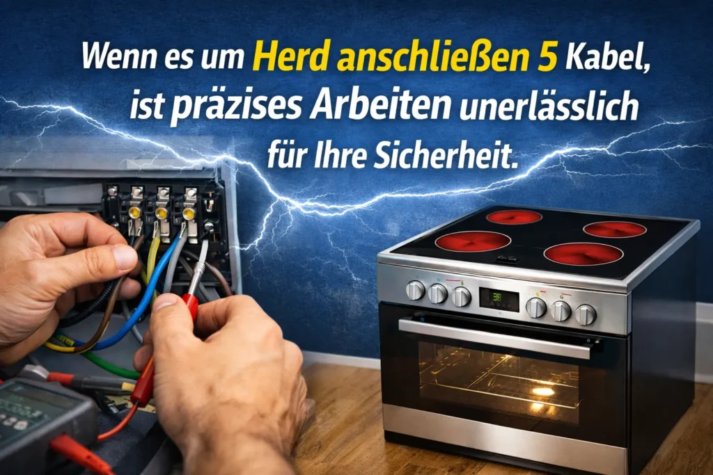 Wenn es um herd anschließen 5 kabel geht, ist präzises Arbeiten unerlässlich für Ihre Sicherheit.