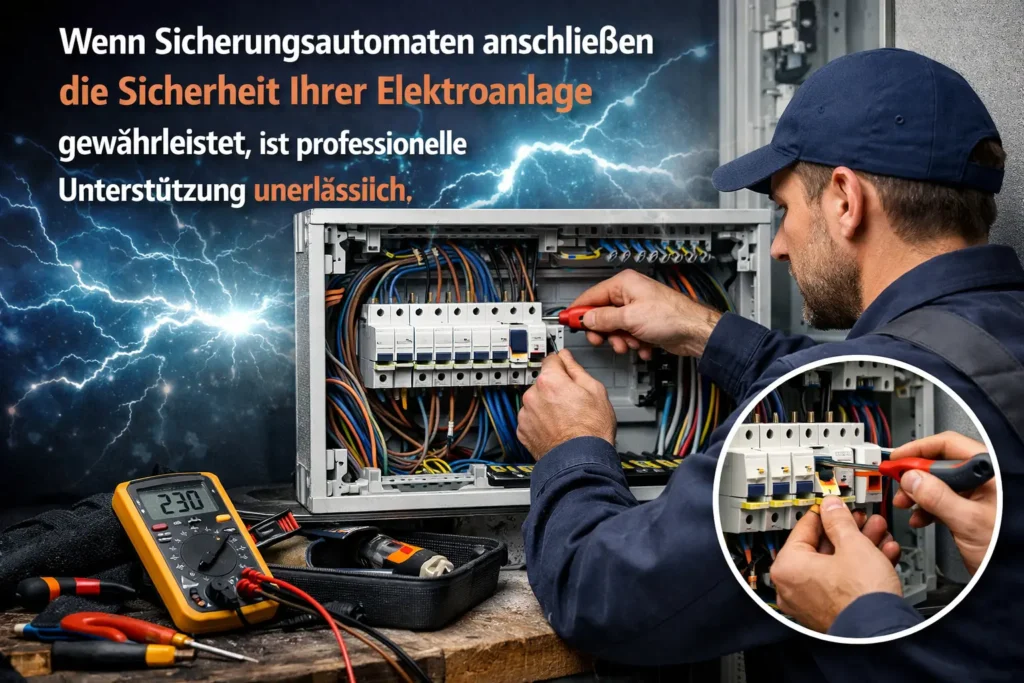 Wenn sicherungsautomaten anschließen die Sicherheit Ihrer Elektroanlage gewährleistet, ist professionelle Unterstützung unerlässlich