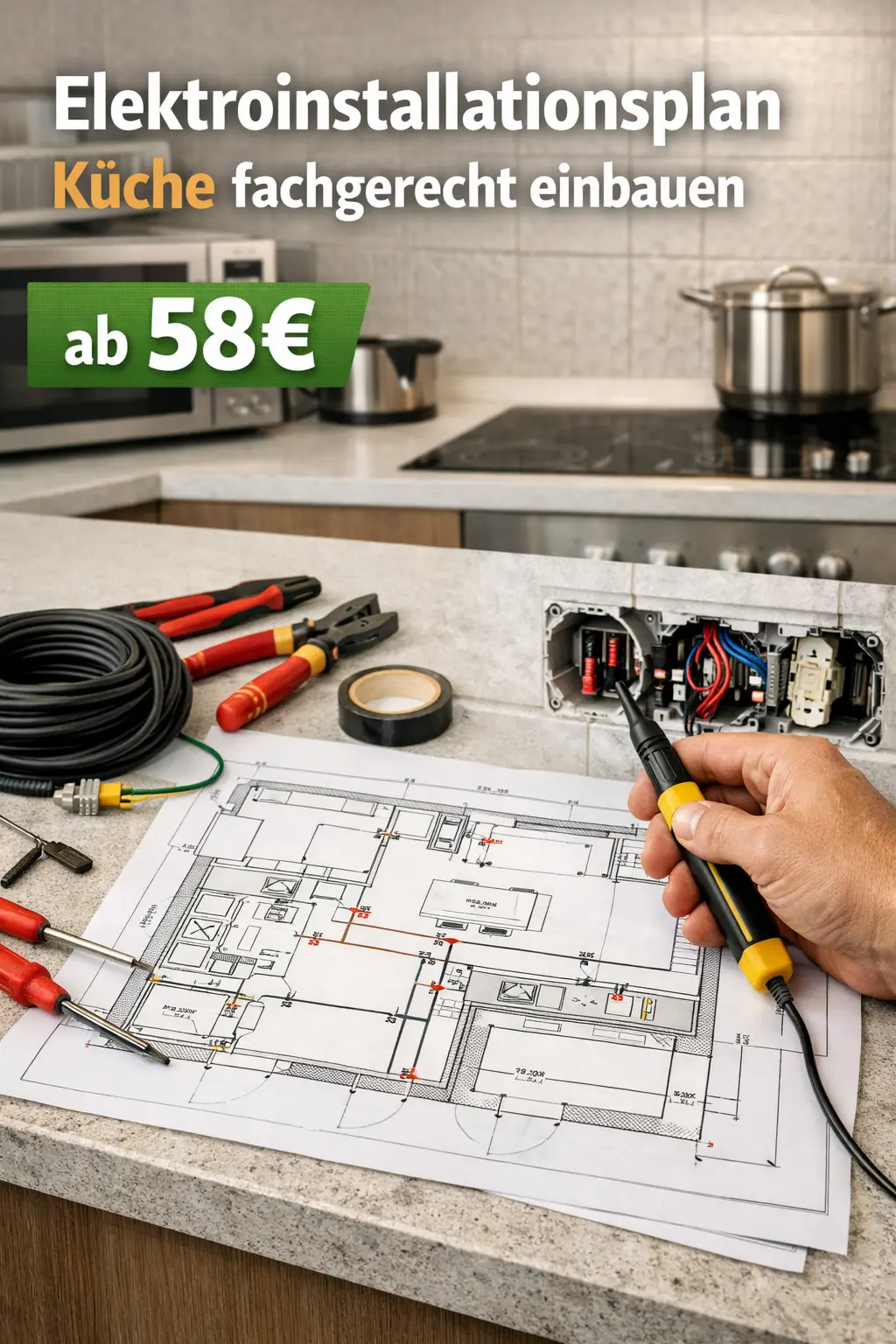 elektroinstallationsplan küche