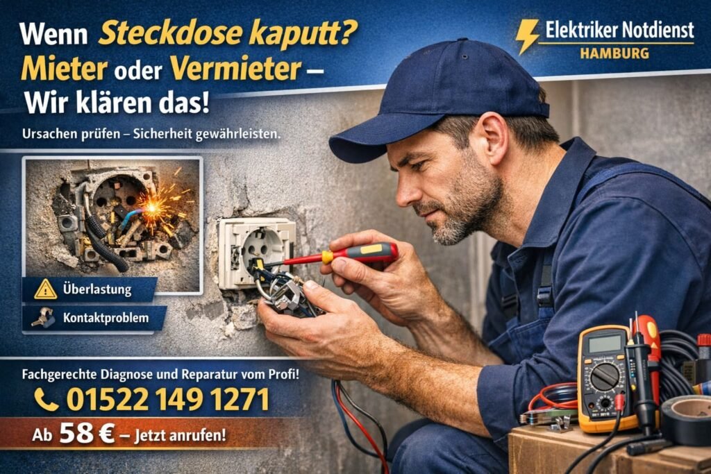 steckdose kaputt mieter oder vermieter