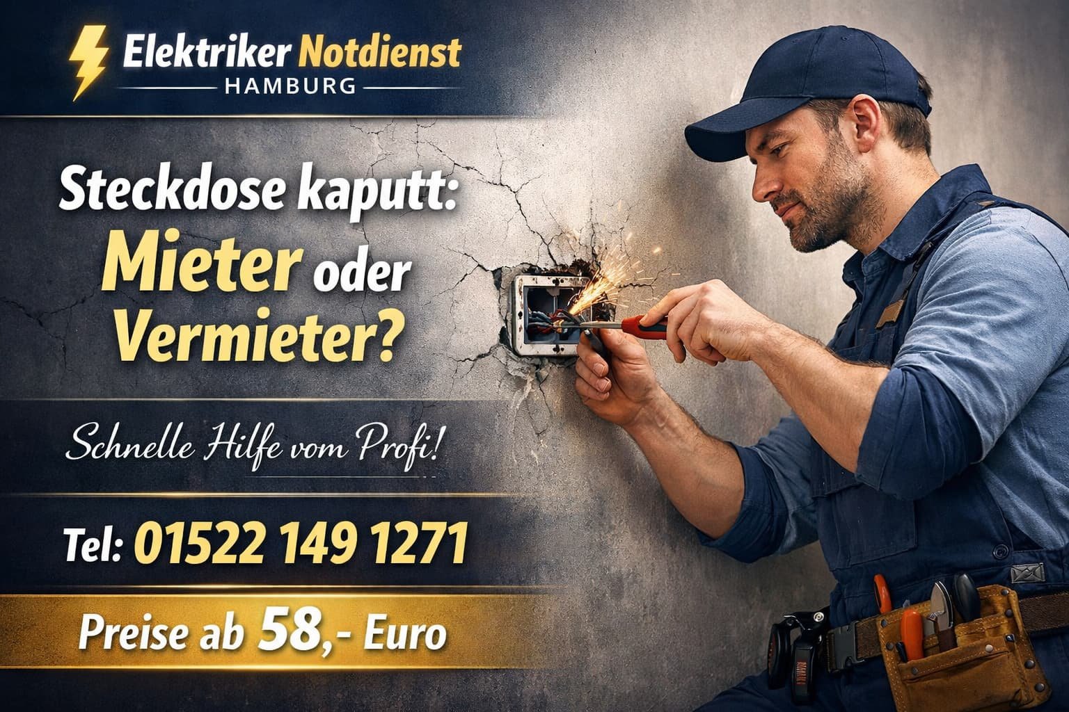 steckdose kaputt mieter oder vermieter