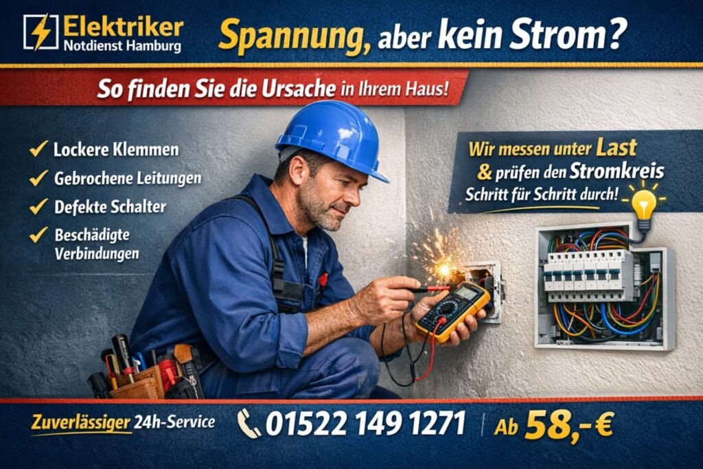 spannung aber kein strom