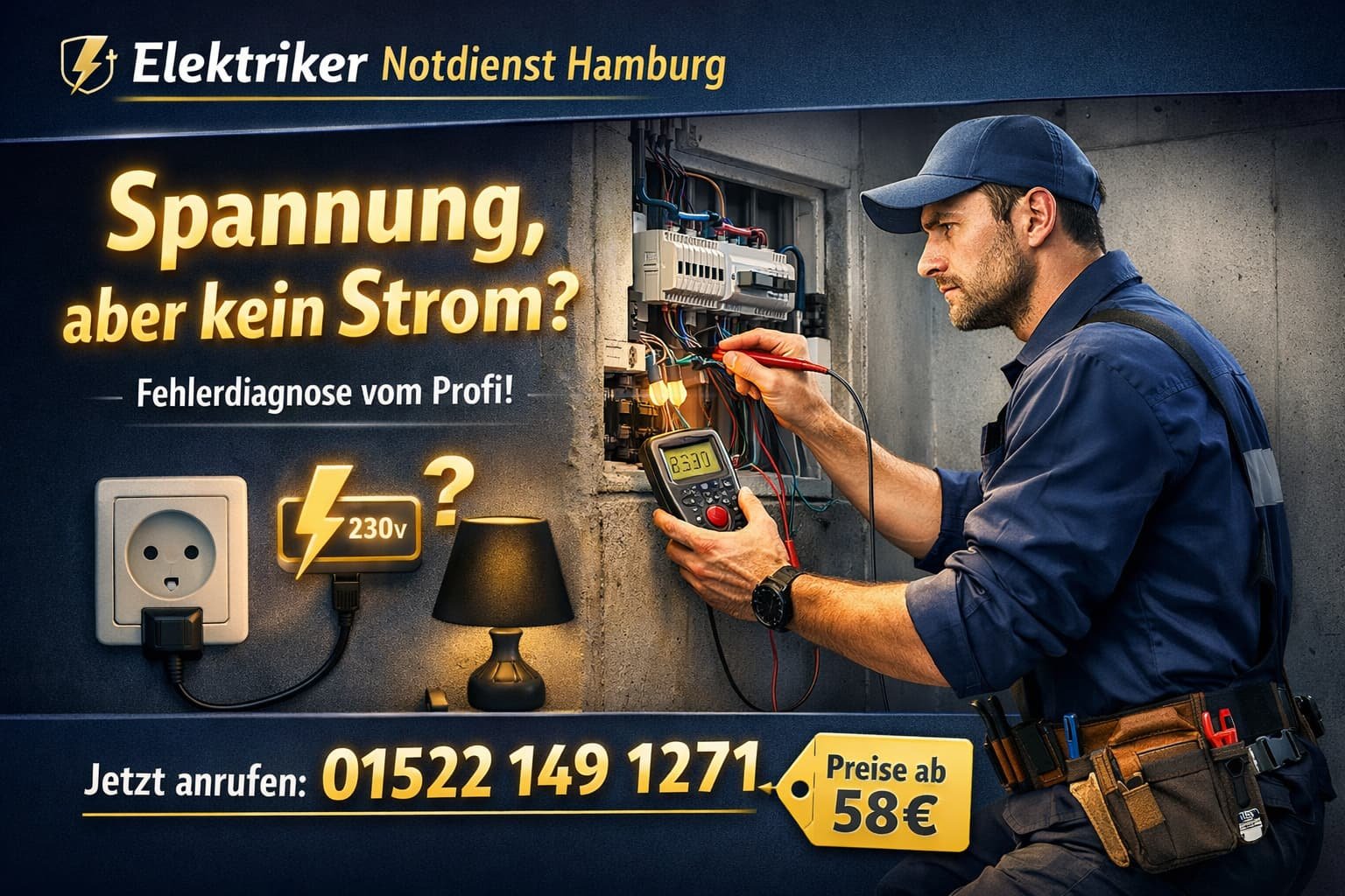 spannung aber kein strom