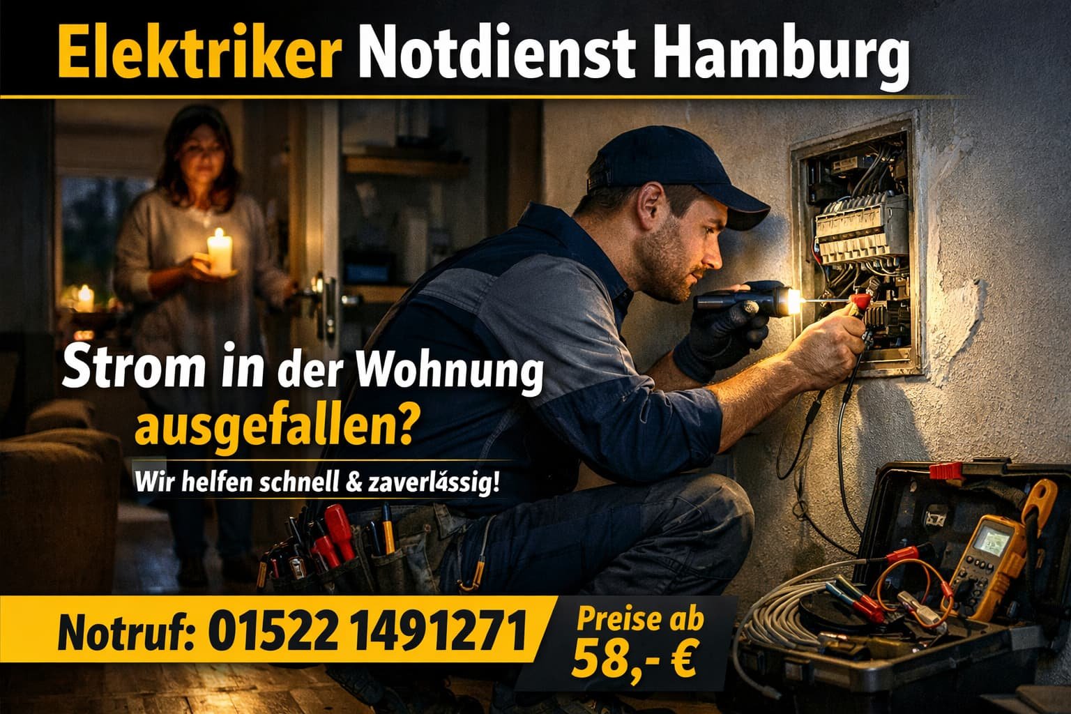 strom in der wohnung ausgefallen