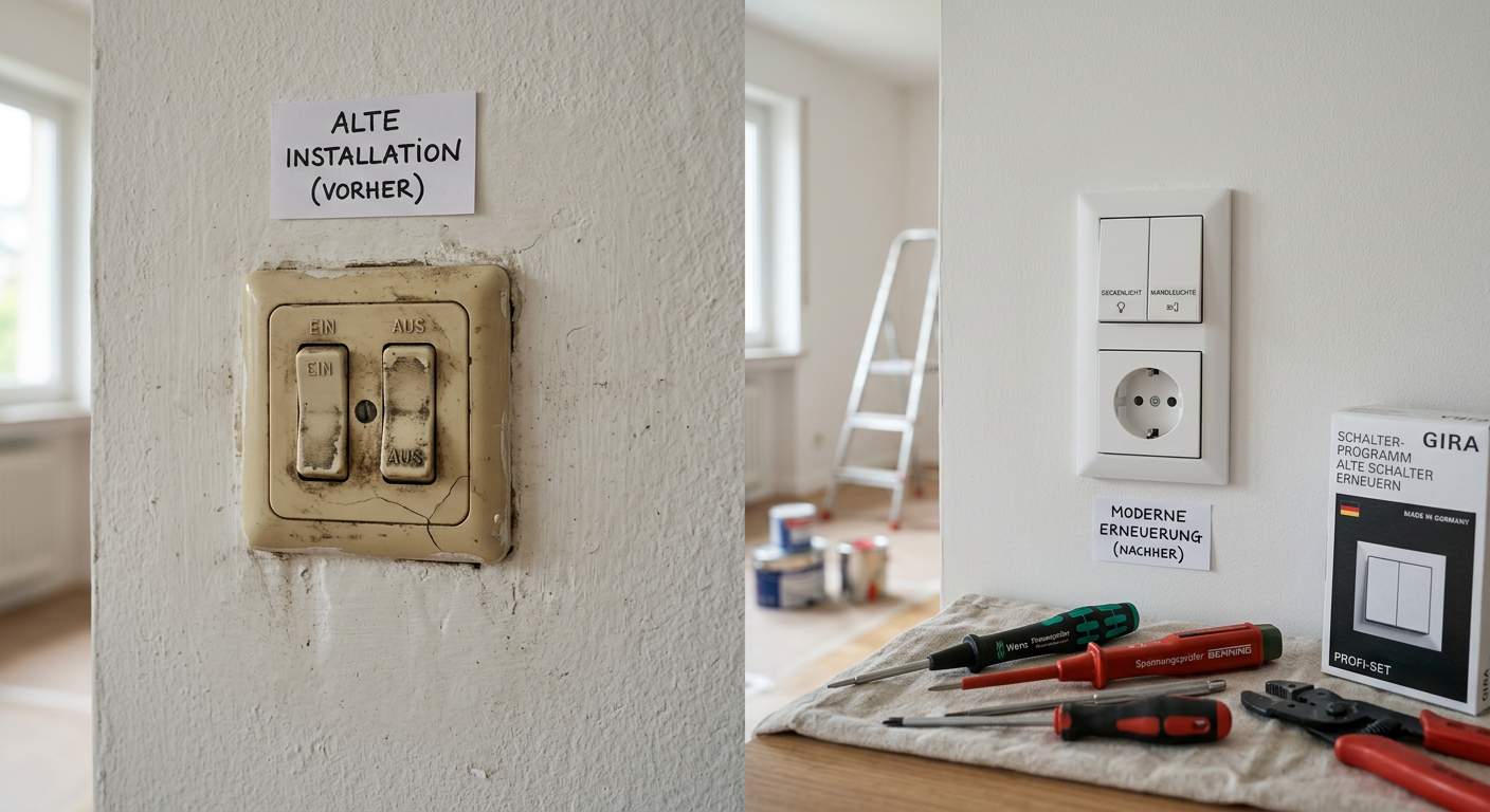 alte lichtschalter erneuern