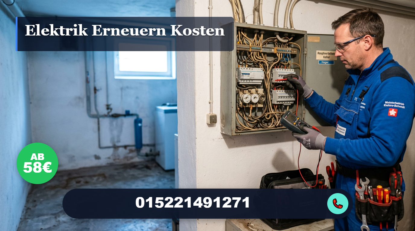 Elektrik erneuern Kosten