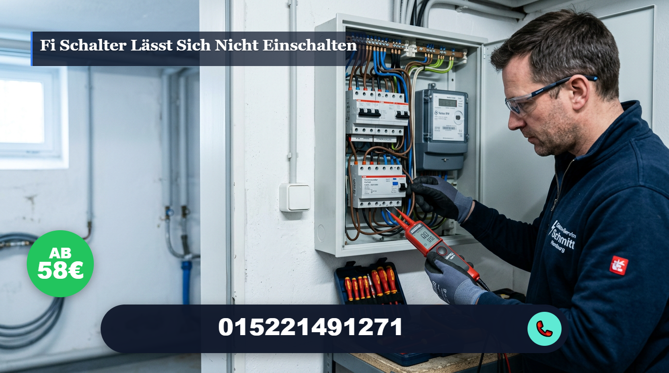 fi schalter lässt sich nicht einschalten
