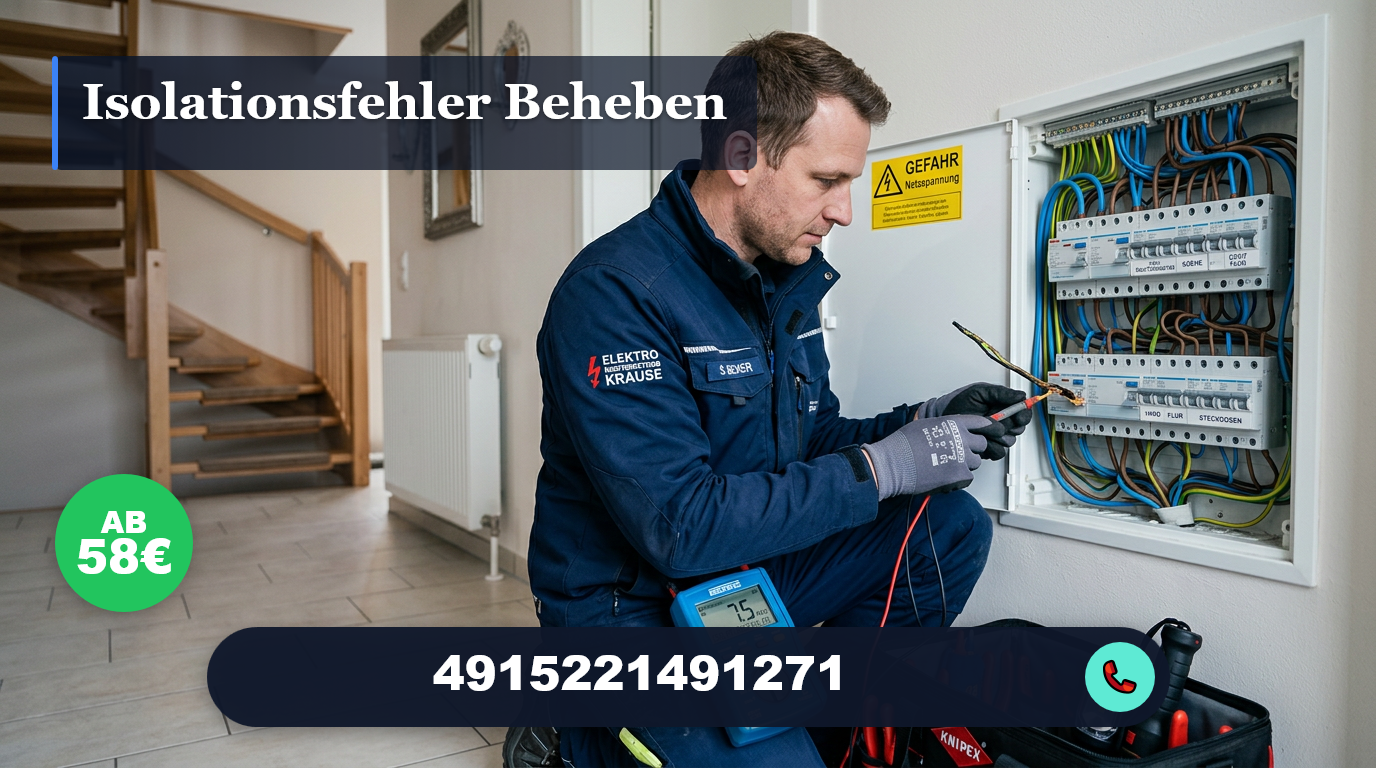 isolationsfehler beheben