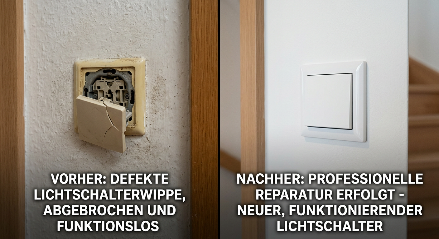 lichtschalter wippe defekt