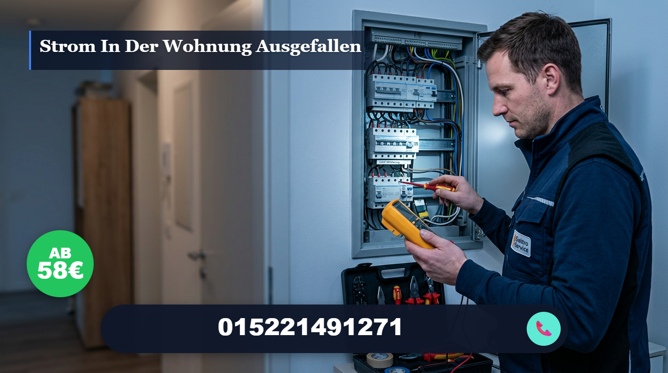 strom in der wohnung ausgefallen