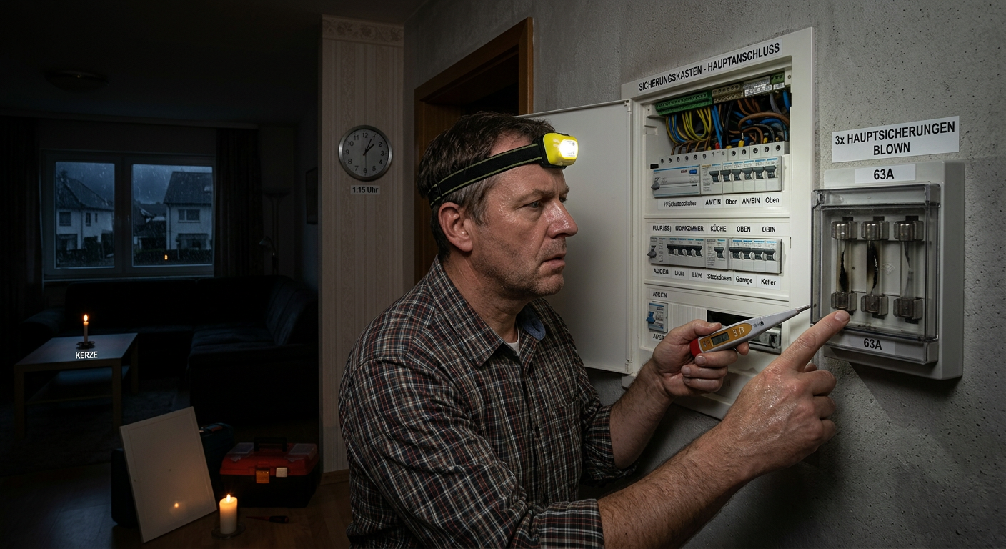 stromausfall aber keine sicherung raus
