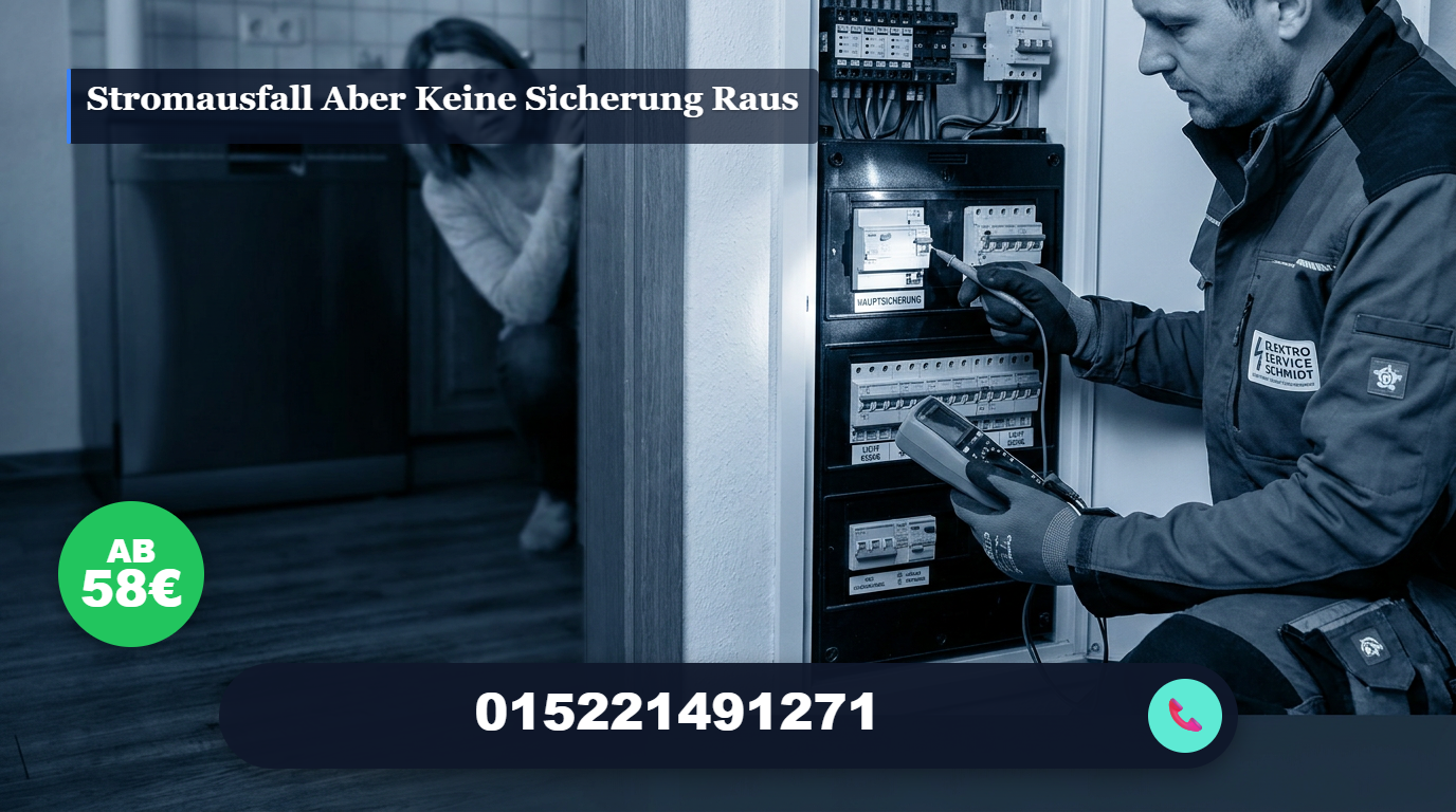 stromausfall aber keine sicherung raus