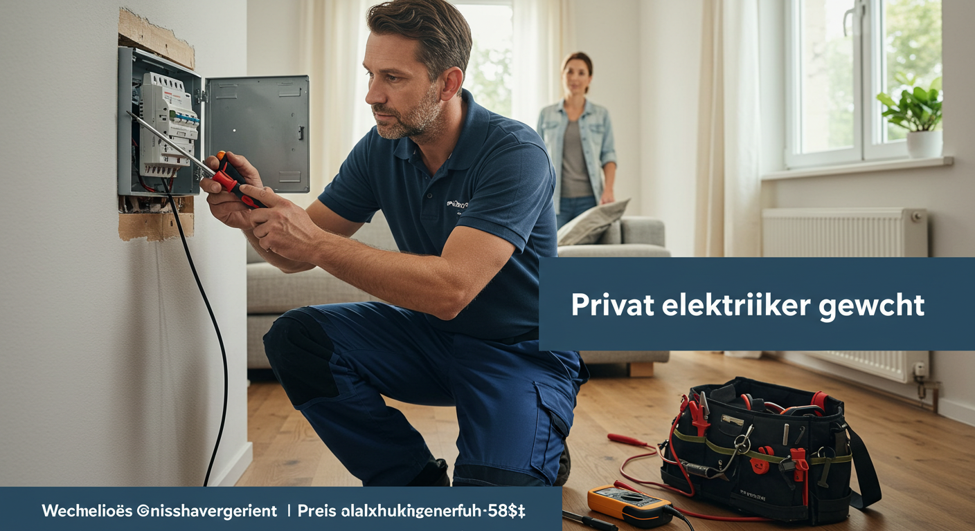 privat elektriker gesucht