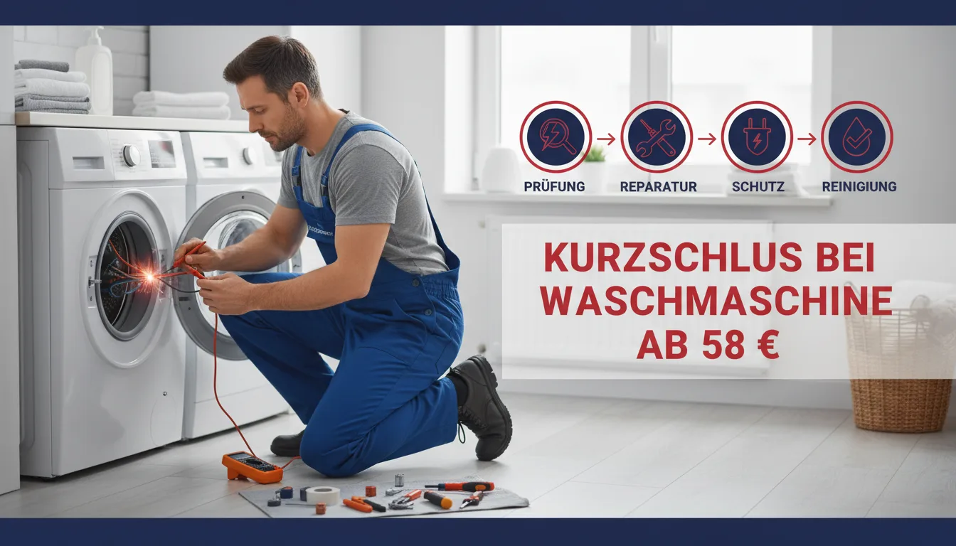 kurzschluss bei waschmaschine – Lösung