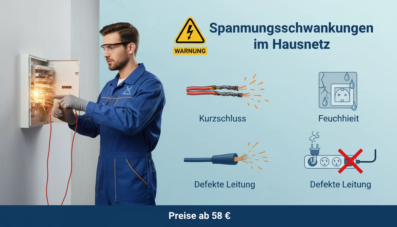spannungsschwankungen im hausnetz – Problem