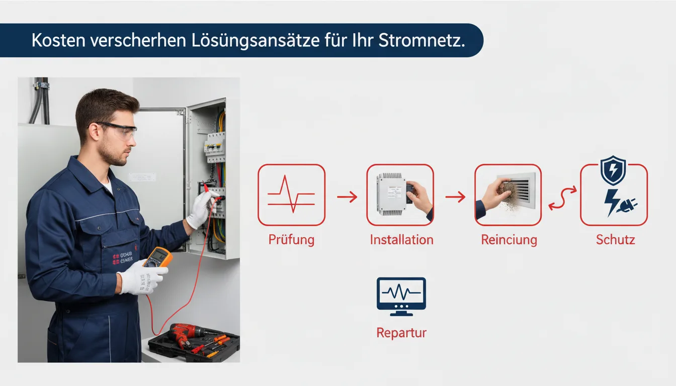 spannungsschwankungen im hausnetz – Lösung