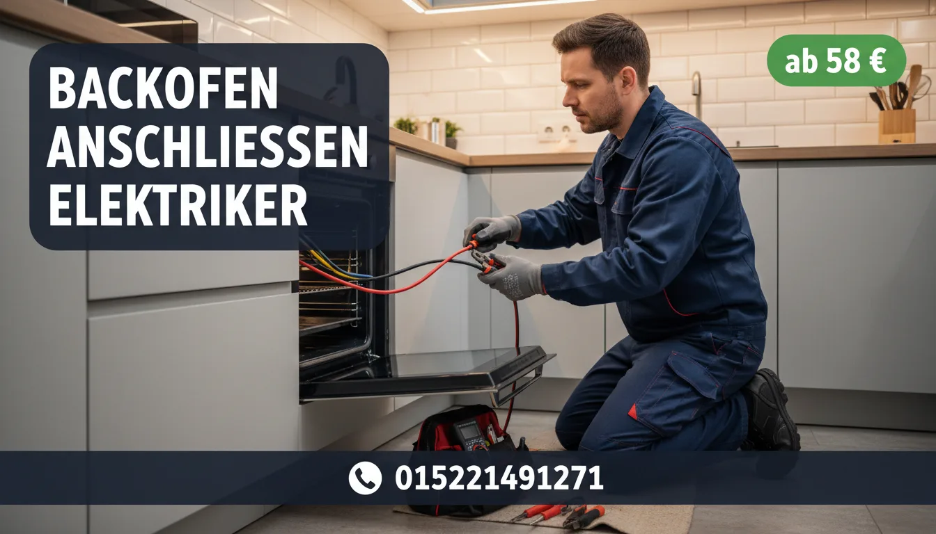 Backofen anschließen Elektriker