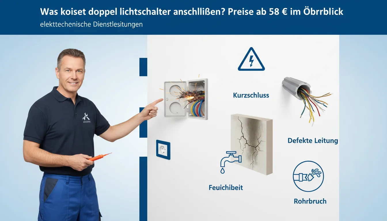doppel lichtschalter anschließen – Problem