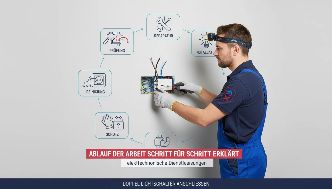 doppel lichtschalter anschließen – Lösung