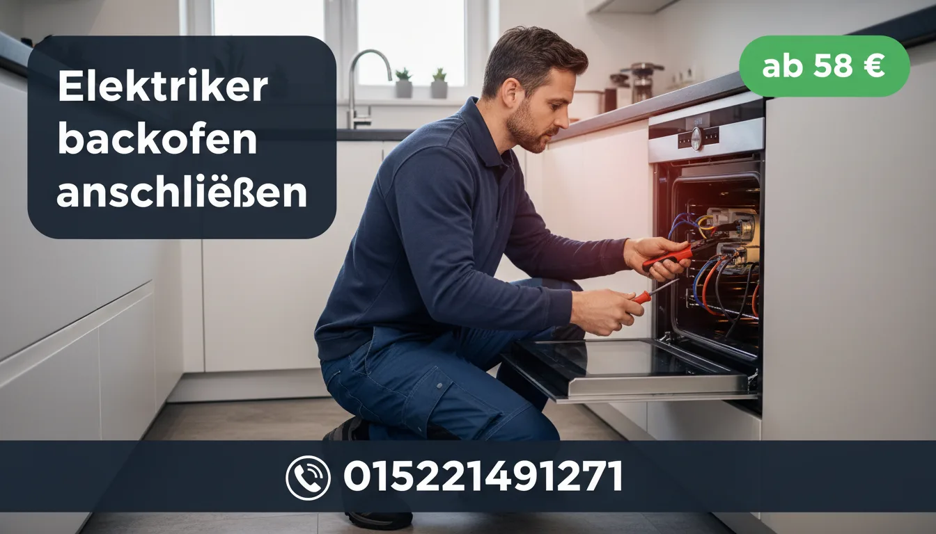 elektriker backofen anschließen