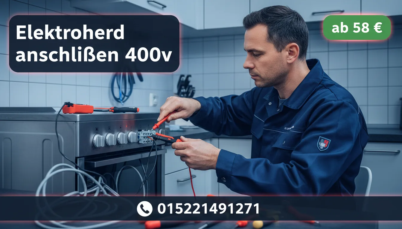elektroherd anschließen 400v