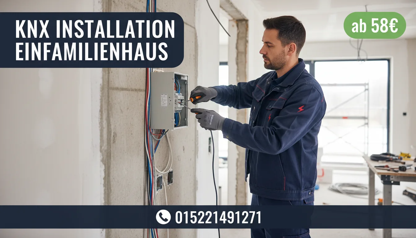 knx installation einfamilienhaus