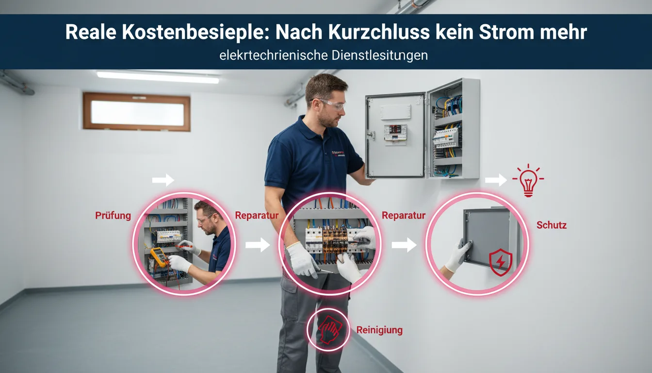 nach kurzschluss kein strom mehr – Lösung