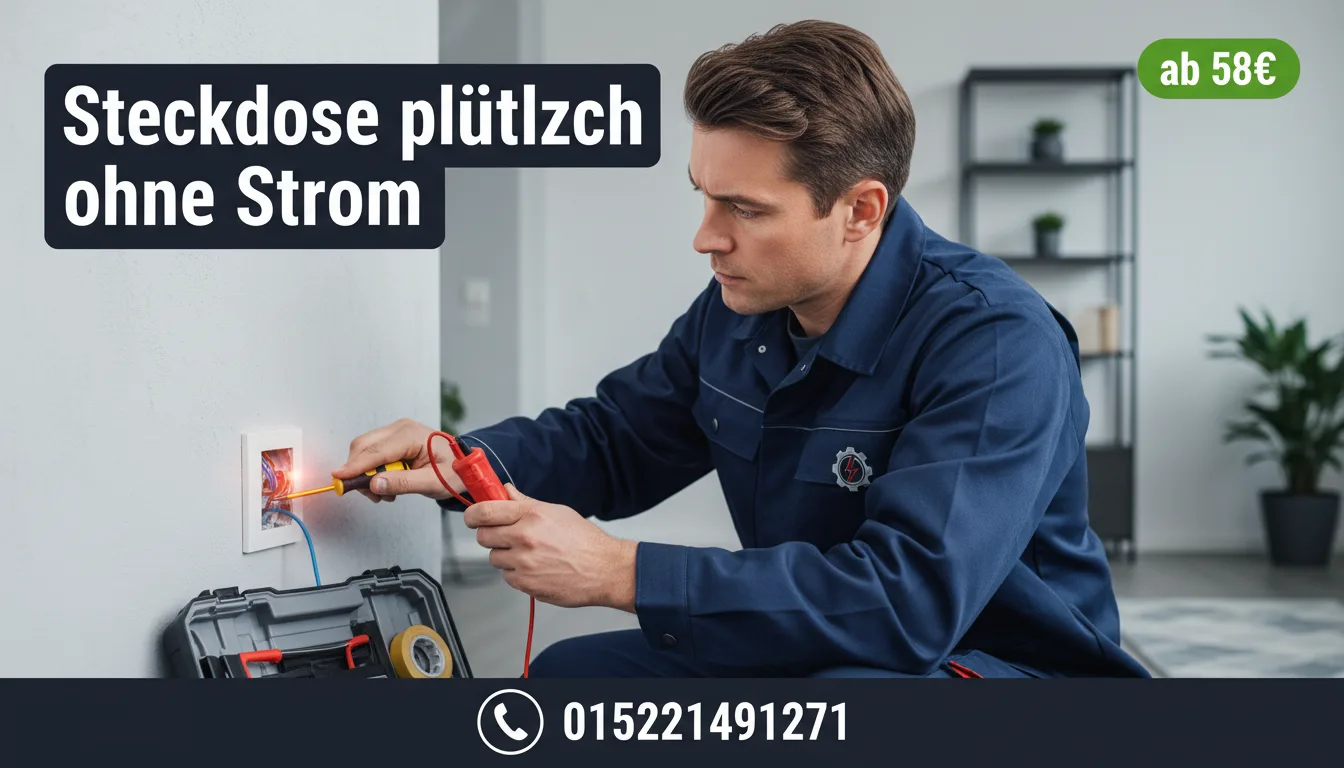 steckdose plötzlich ohne strom