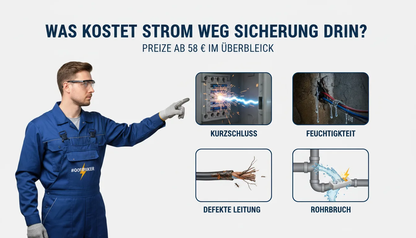 strom weg sicherung drin – Problem